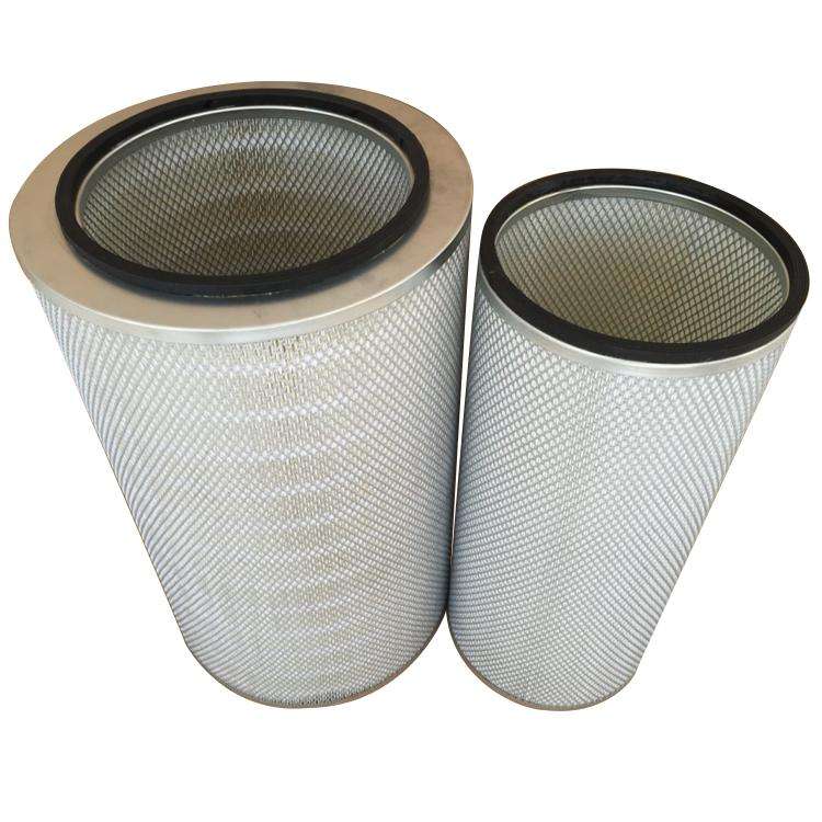 鋼廠高爐風(fēng)機空氣濾筒自潔式空氣濾芯